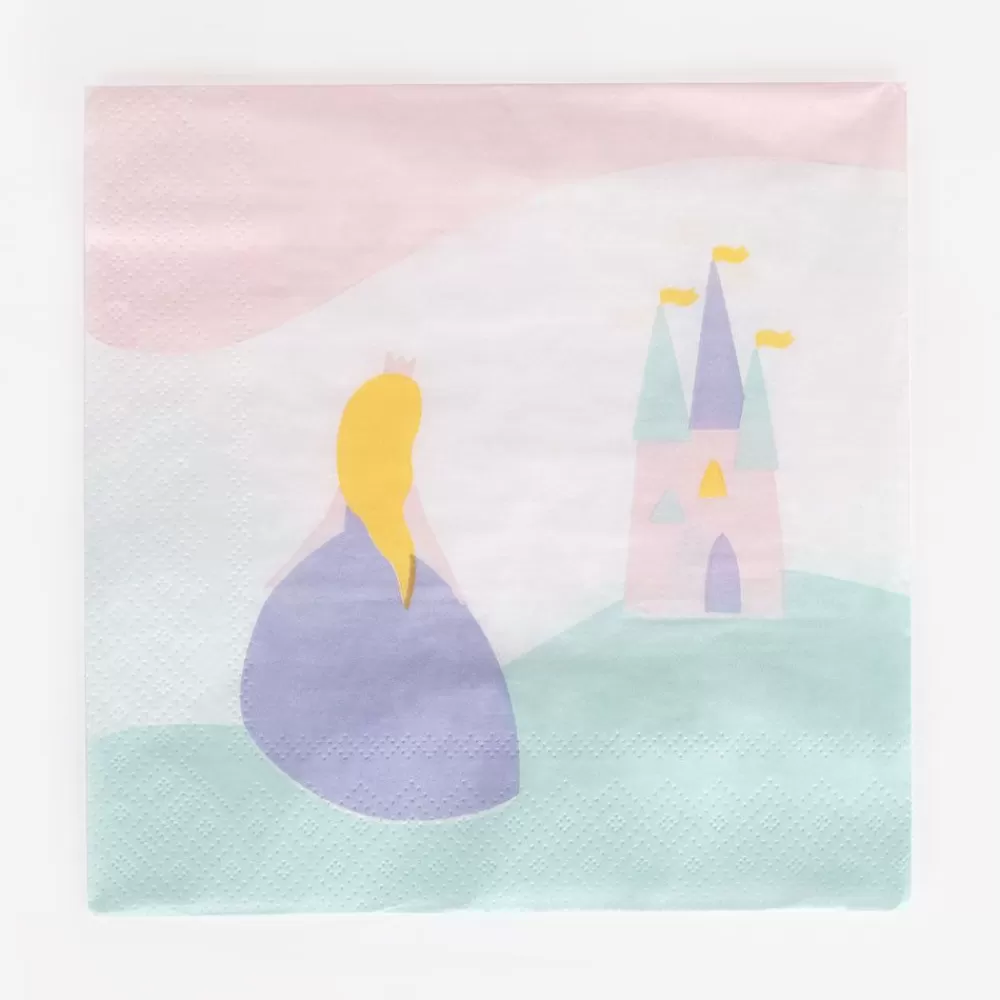 Fashion Paper Napkins: 20 Pastel Princess Napkins Napkins