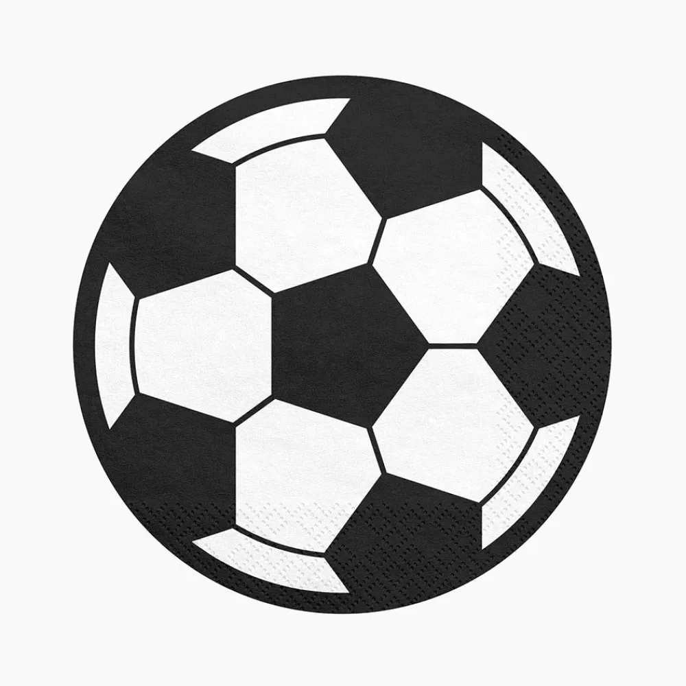 Fashion Paper Napkins: 20 Soccer Ball Napkins Napkins