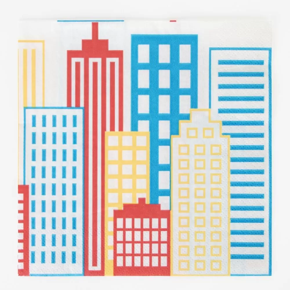 New Paper Napkins: 20 Superhero Napkins Napkins