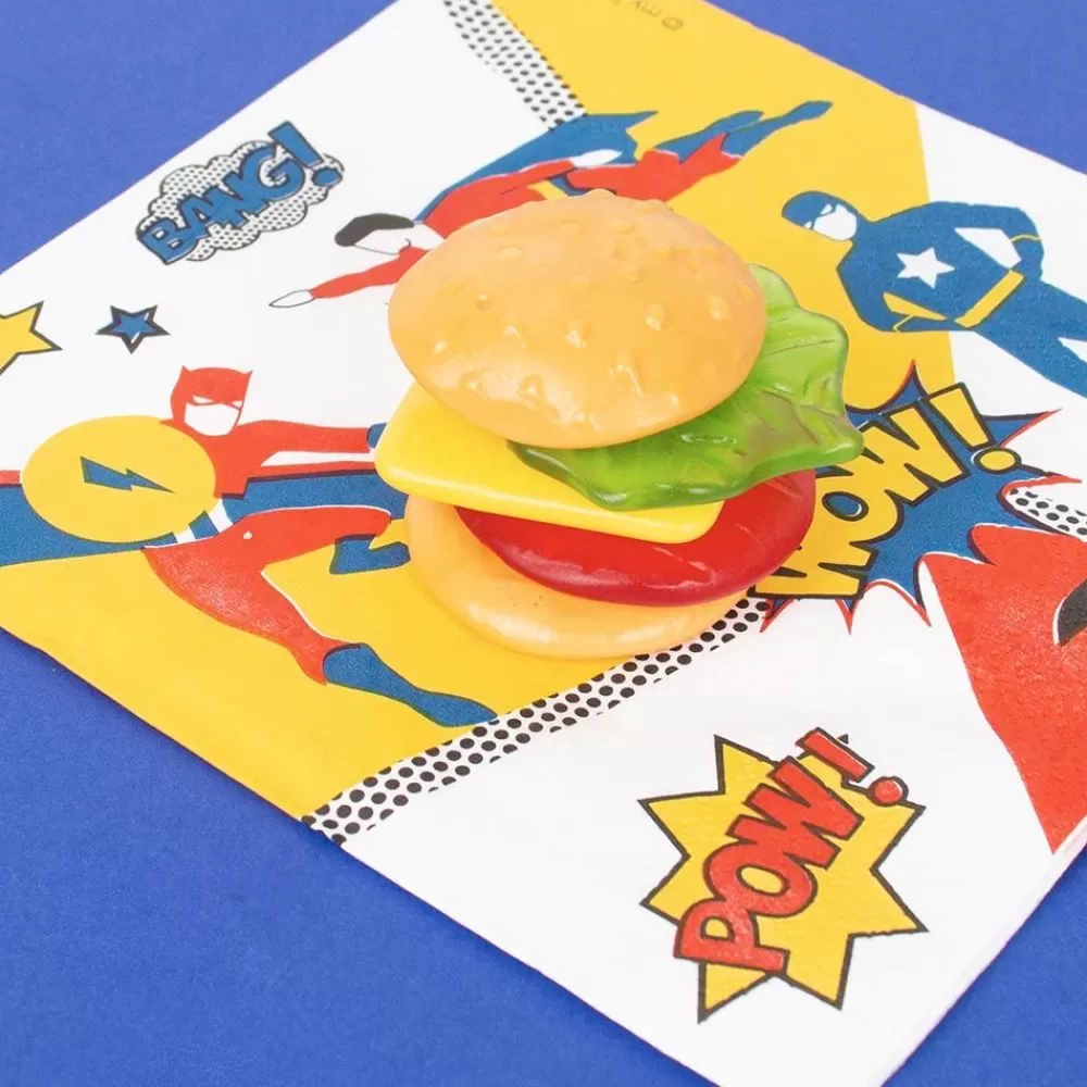 Flash Sale Paper Napkins: 20 Superhero Napkins Napkins