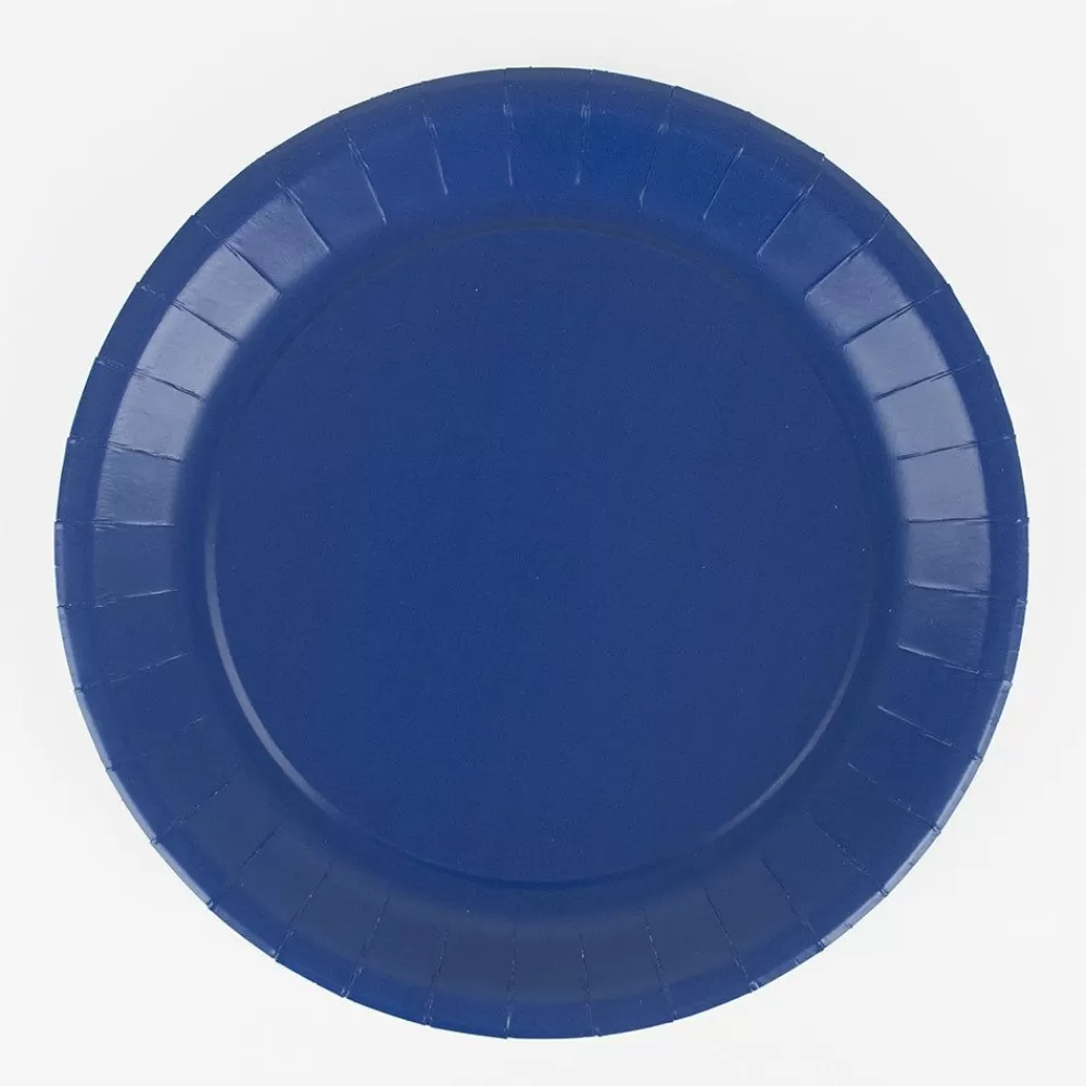 Store Paper Plate: 10 Blue Plates Plates