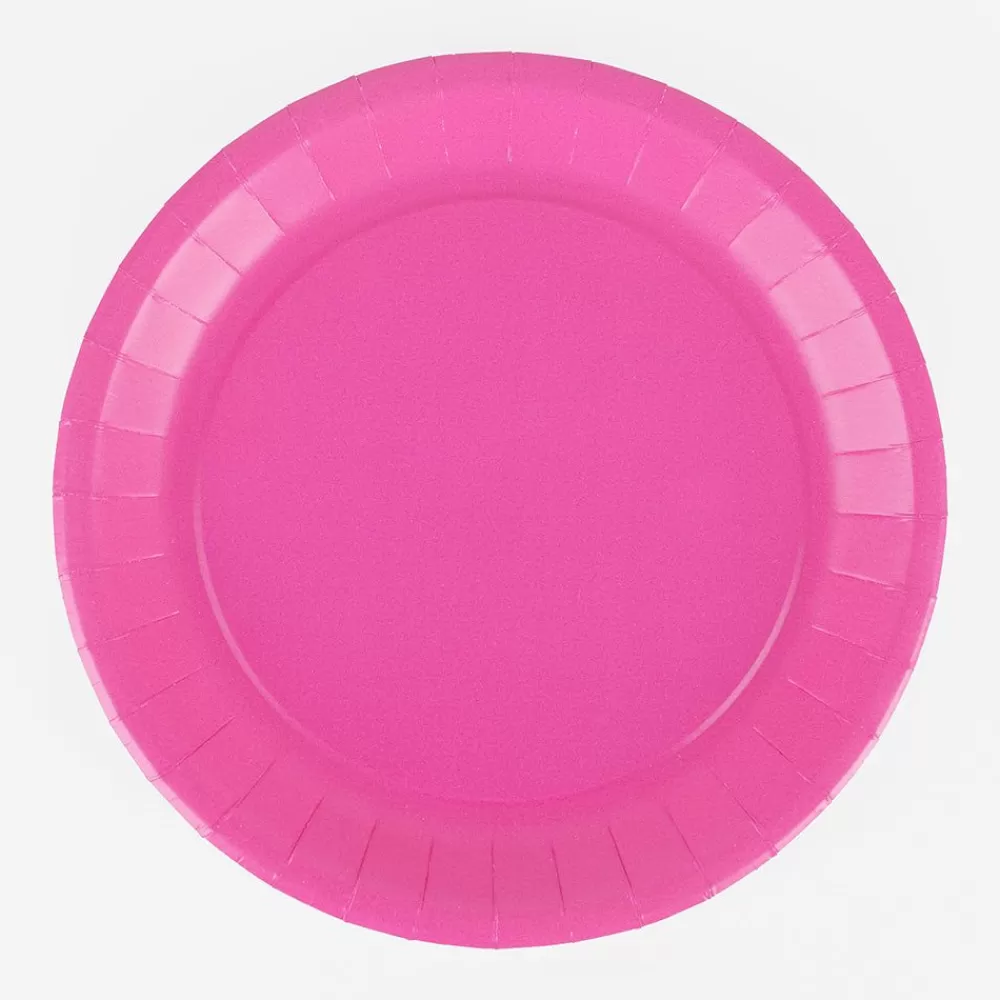 Best Sale Paper Plate: 10 Fuchsia Plates Plates