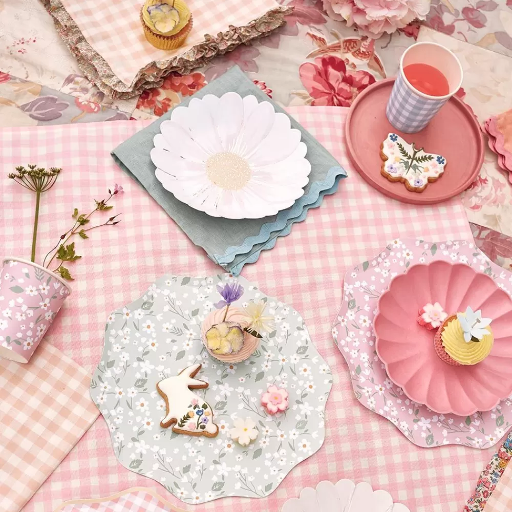 Store Paper Plate: 12 Flower Plates Plates