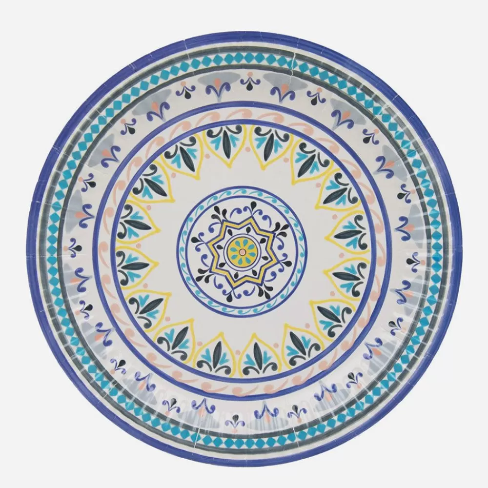 New Paper Plate: 12 Moroccan Souk Plates Plates