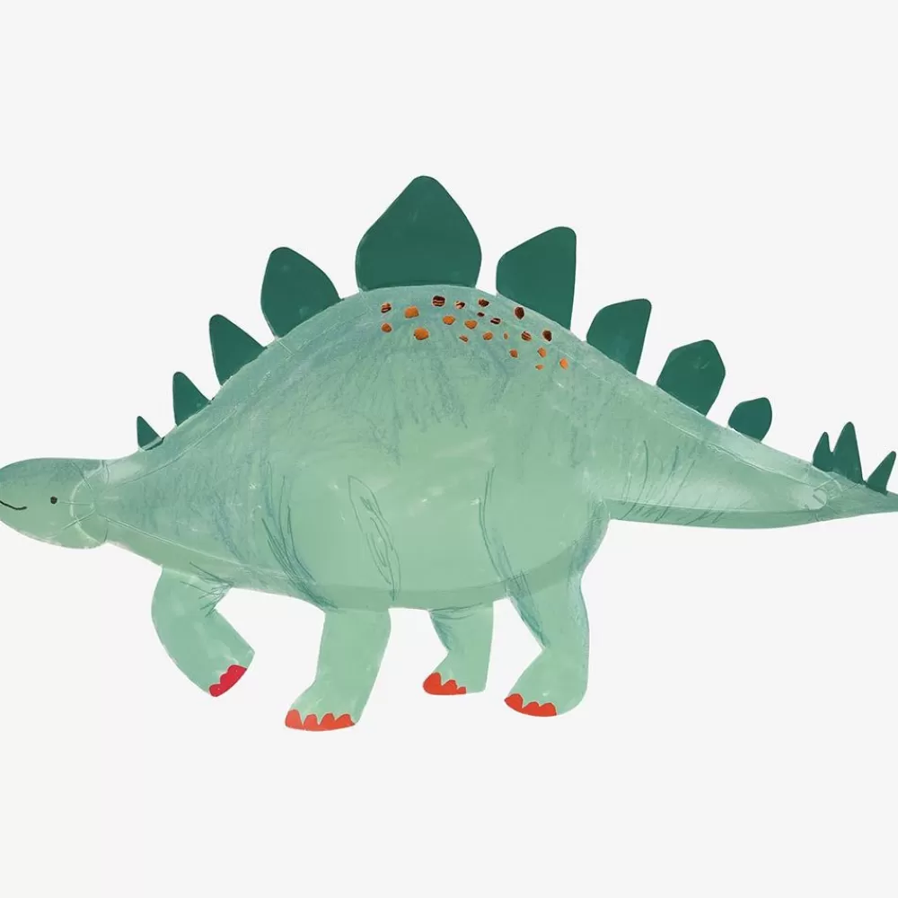 Discount Paper Plate: 4 Dinosaur Dishes/Plates Plates