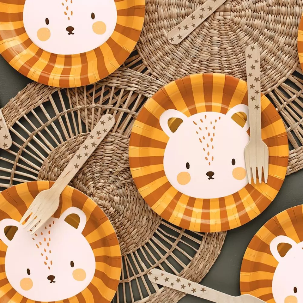 New Paper Plate: 6 Lion Plates Plates