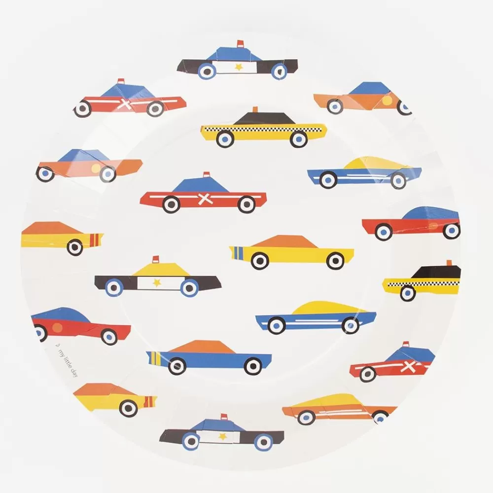 Sale Paper Plate: 8 Car Plates Plates