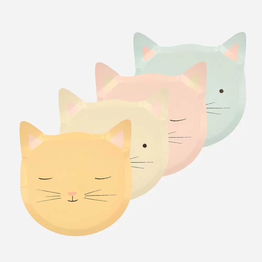 Discount Paper Plate: 8 Cat Plates Plates