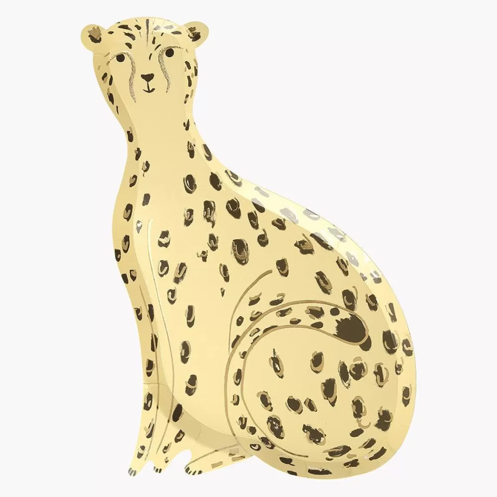 Shop Paper Plate: 8 Cheetah Plates Plates