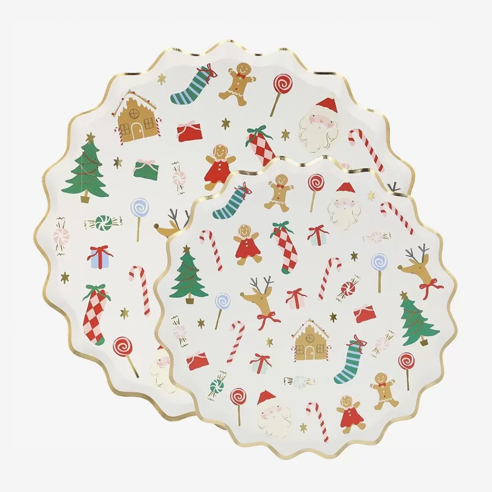 Cheap Paper Plate: 8 Christmas Plates Plates