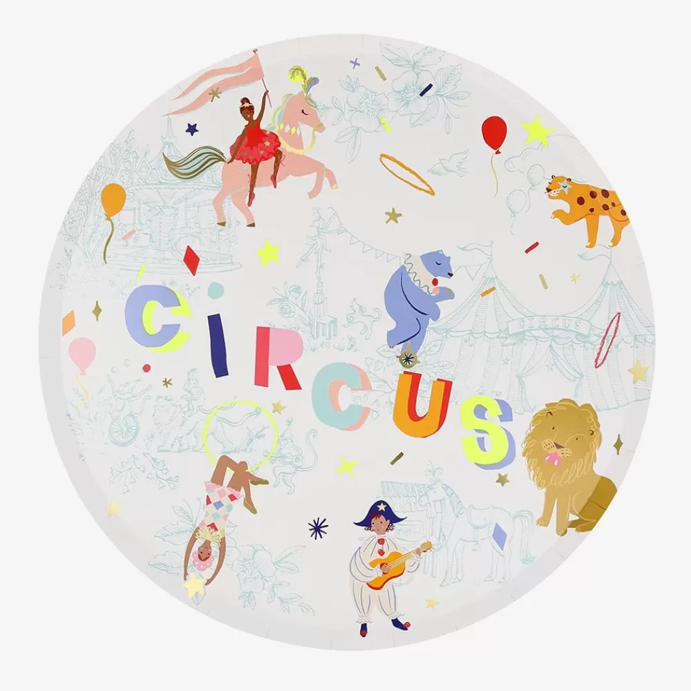 Online Paper Plate: 8 Cirque Plates Plates