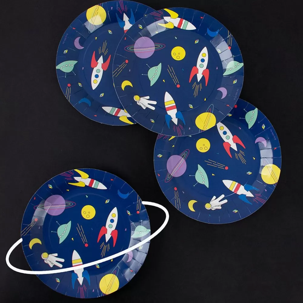 Shop Paper Plate: 8 Cosmonaut Plates Plates