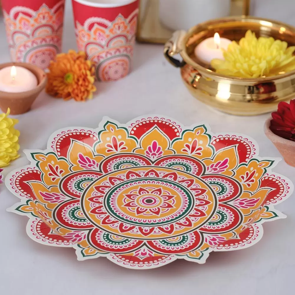 Shop Paper Plate: 8 Diwali Plates Plates