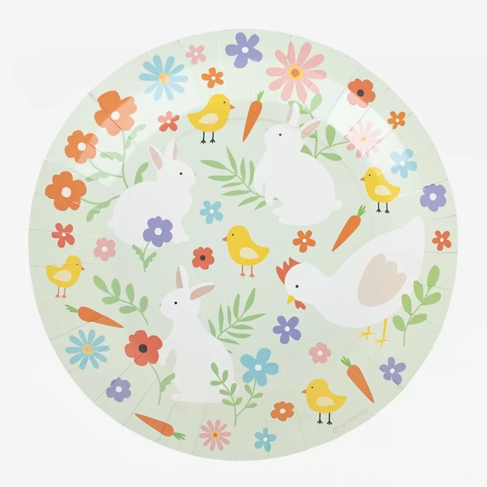 Flash Sale Paper Plate: 8 Easter Plates Plates