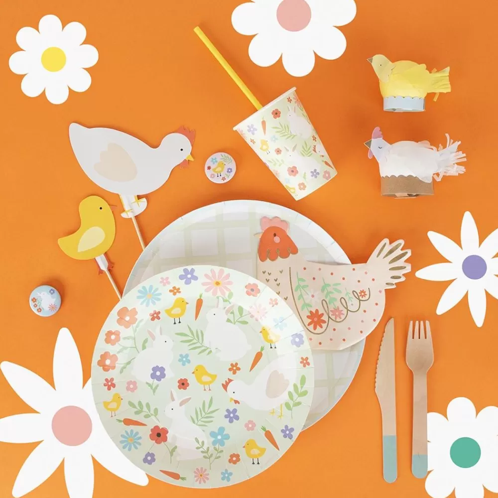 Flash Sale Paper Plate: 8 Easter Plates Plates