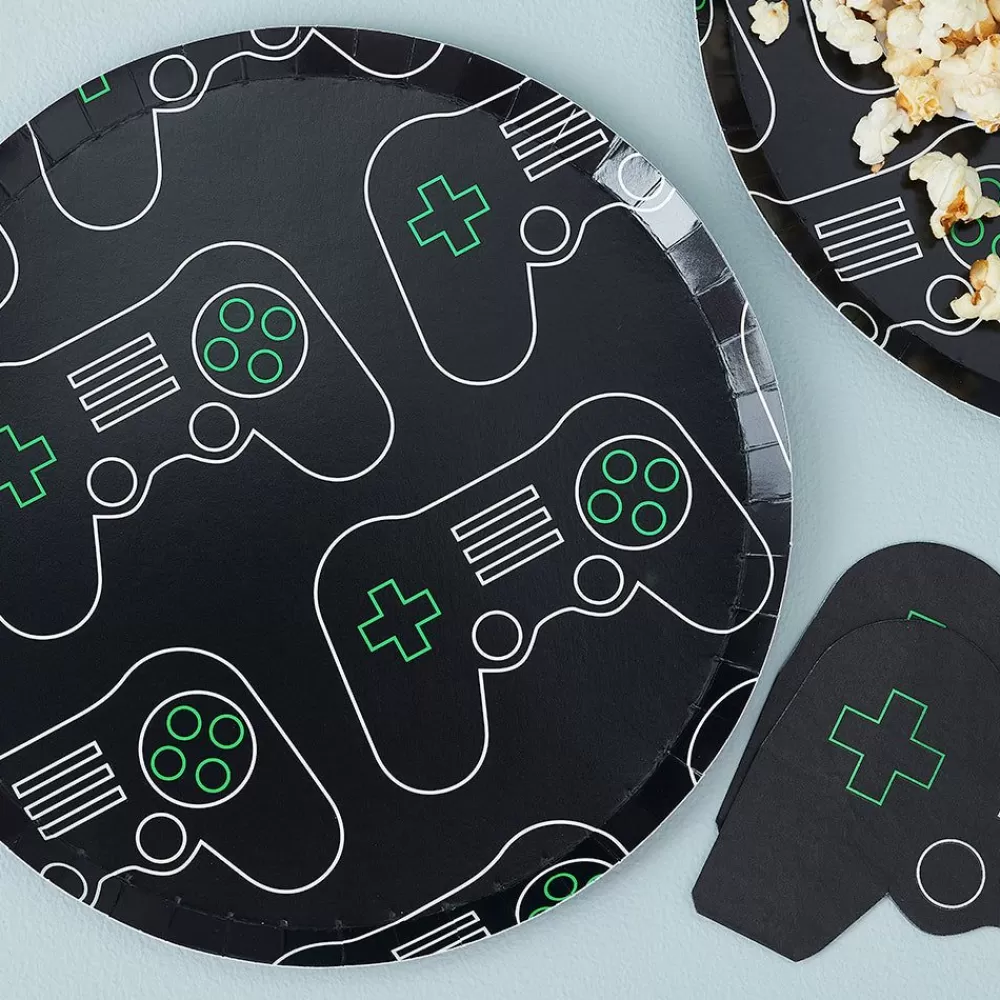 Flash Sale Paper Plate: 8 Game Controller Plates Plates