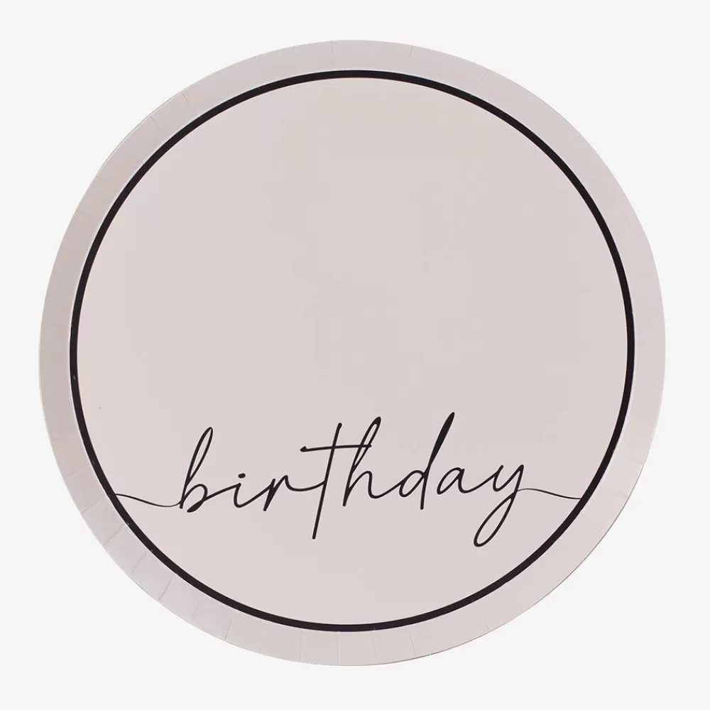 Online Paper Plate: 8 Happy Birthday Nude Plates Plates