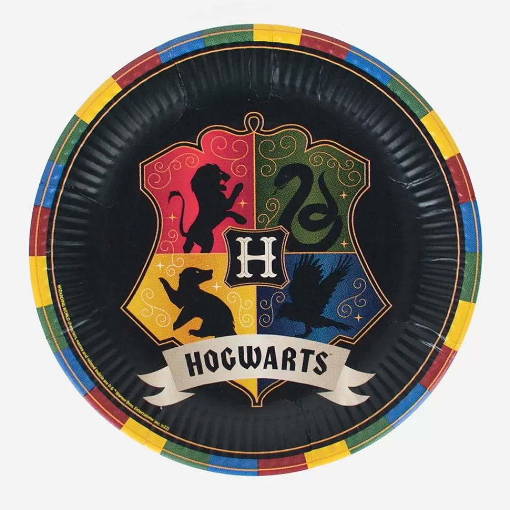 Clearance Paper Plate: 8 Harry Potter Hogwarts Plates Plates