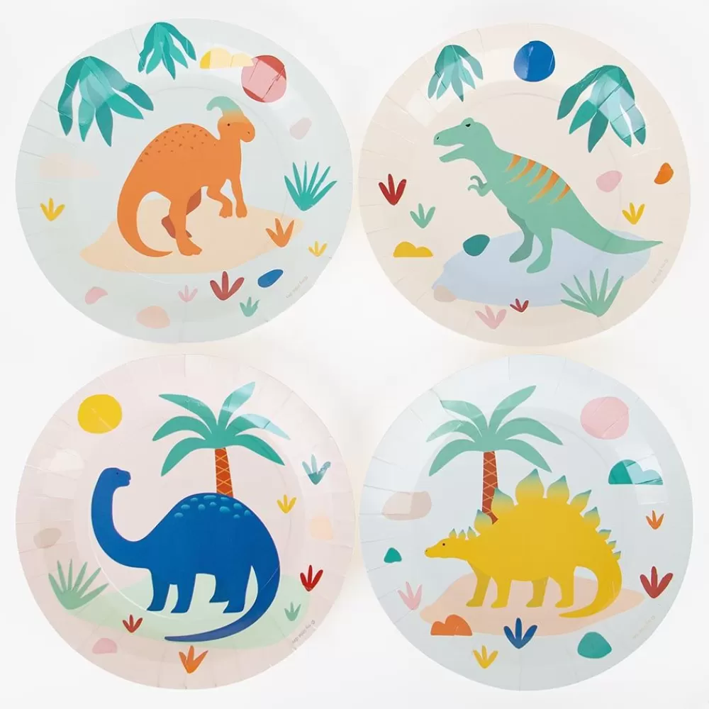 Flash Sale Paper Plate: 8 Jurassic Dino Plates Plates