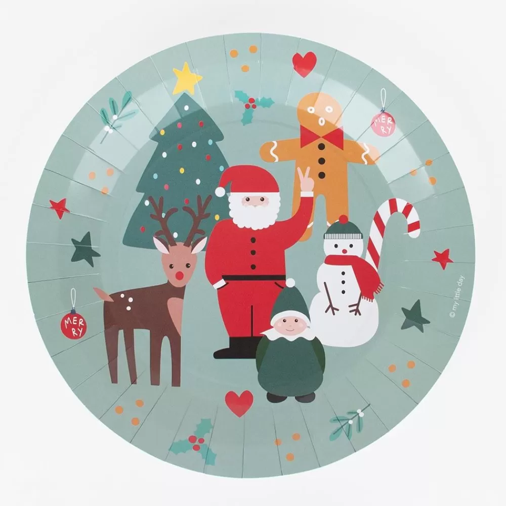 Best Paper Plate: 8 Merry Christmas Plates Plates