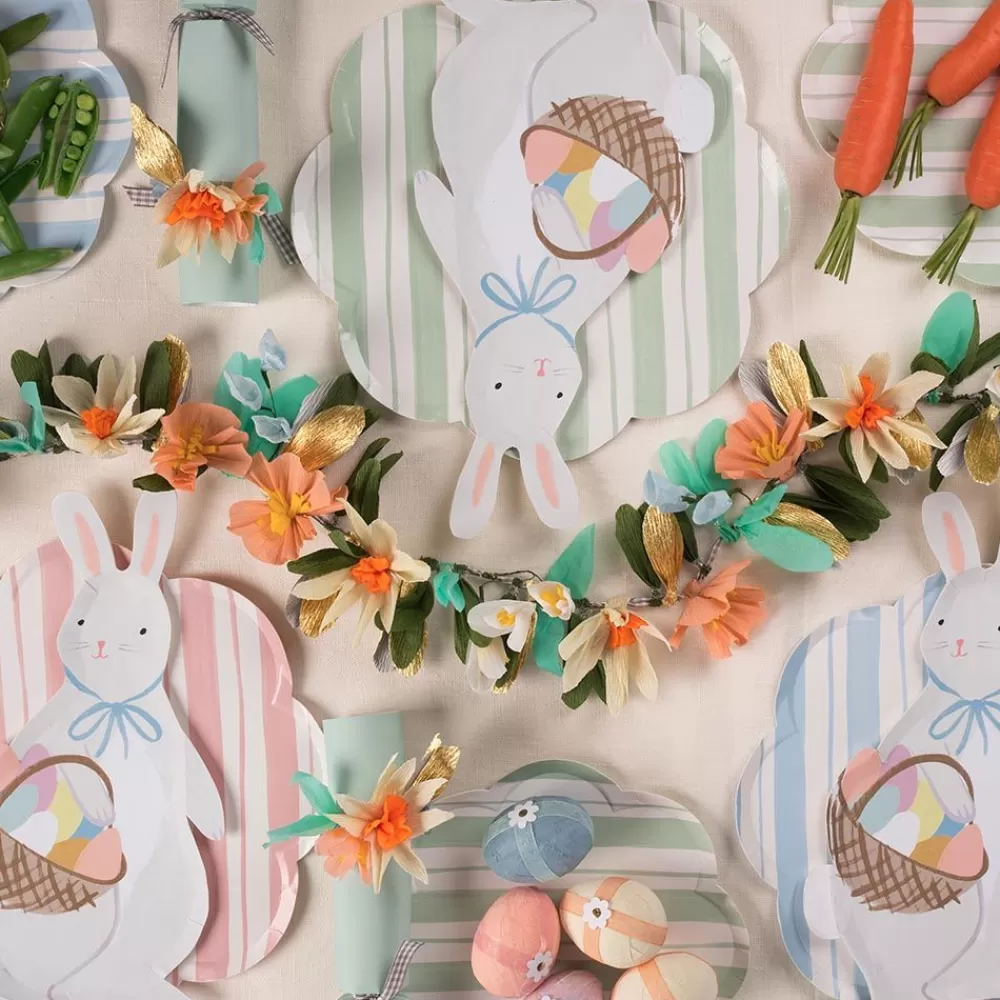 Clearance Paper Plate: 8 Pastel Striped Plates Plates