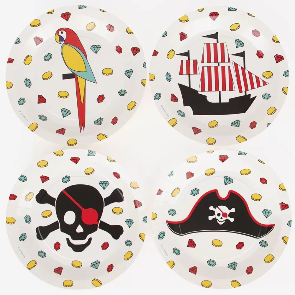 Cheap Paper Plate: 8 Pirate Plates Plates