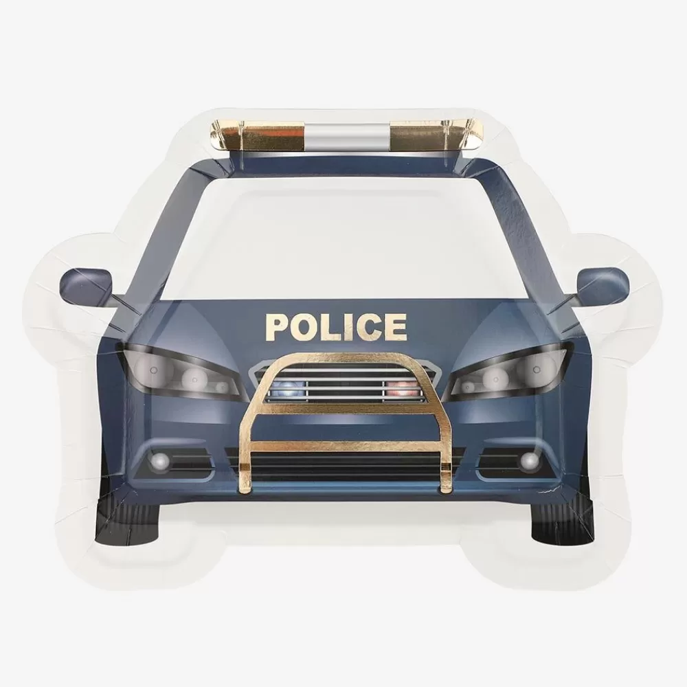 Flash Sale Paper Plate: 8 Police Plates Plates