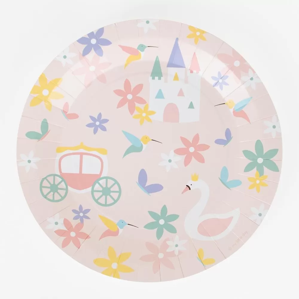 Cheap Paper Plate: 8 Princess Plates Plates