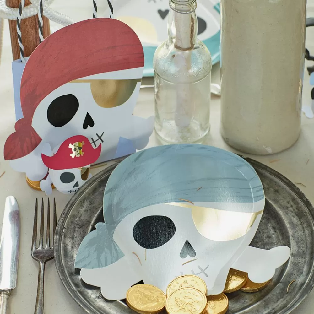 Online Paper Plate: 8 Skull Plates Plates