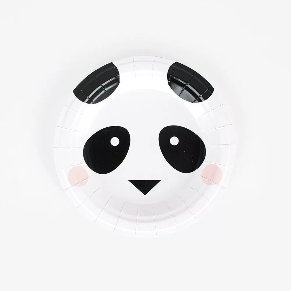 Best Paper Plate: 8 Small Panda Plates Plates