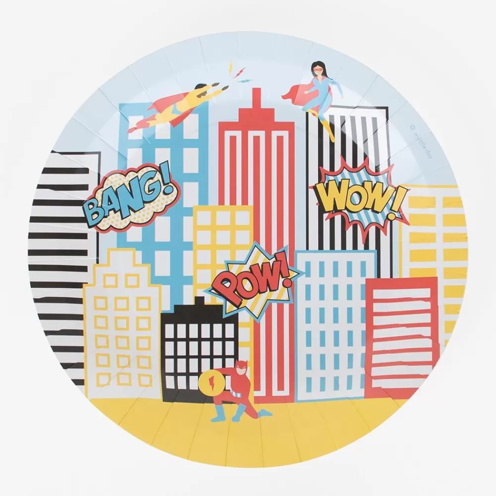 Best Paper Plate: 8 Superhero Plates Plates