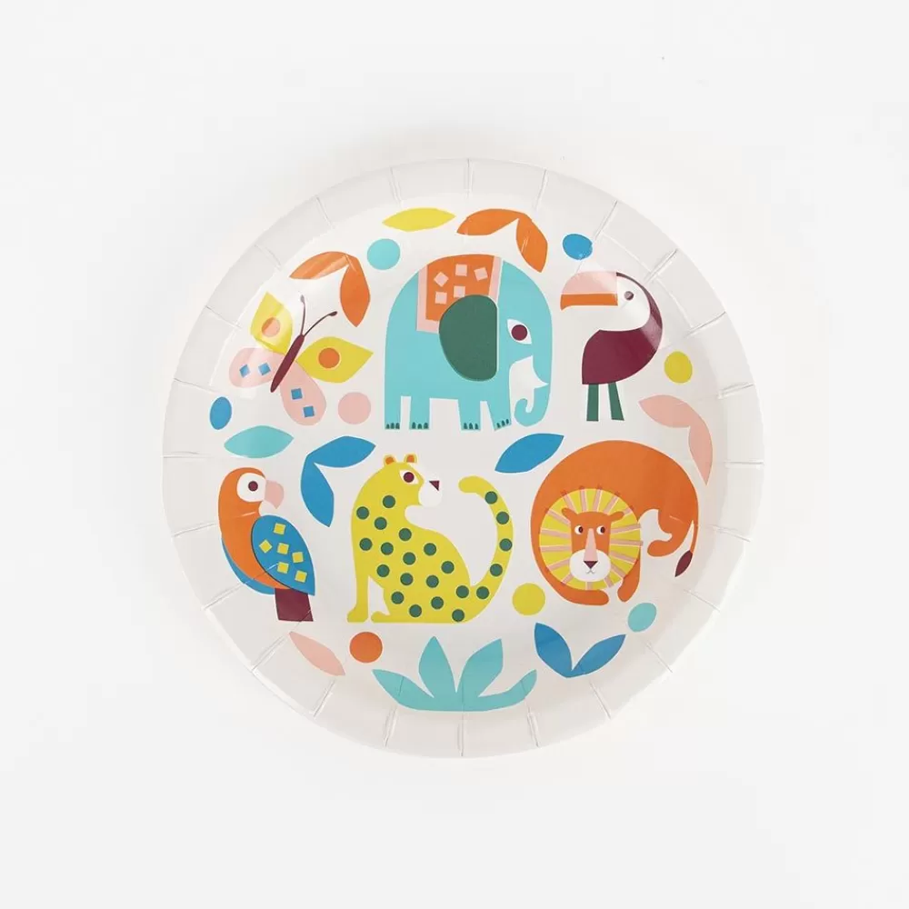 Best Sale Paper Plate: 8 Wild Animal Plates Plates