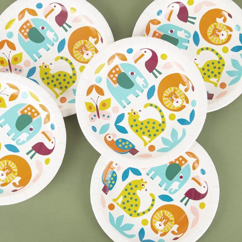 Best Sale Paper Plate: 8 Wild Animal Plates Plates