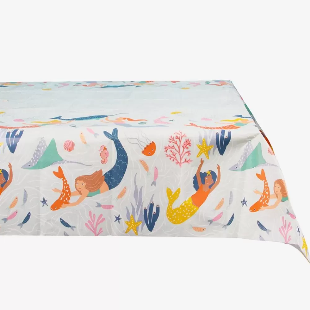 Fashion Paper Tablecloth: Mermaid Tablecloth Tablecloths & Table Runners