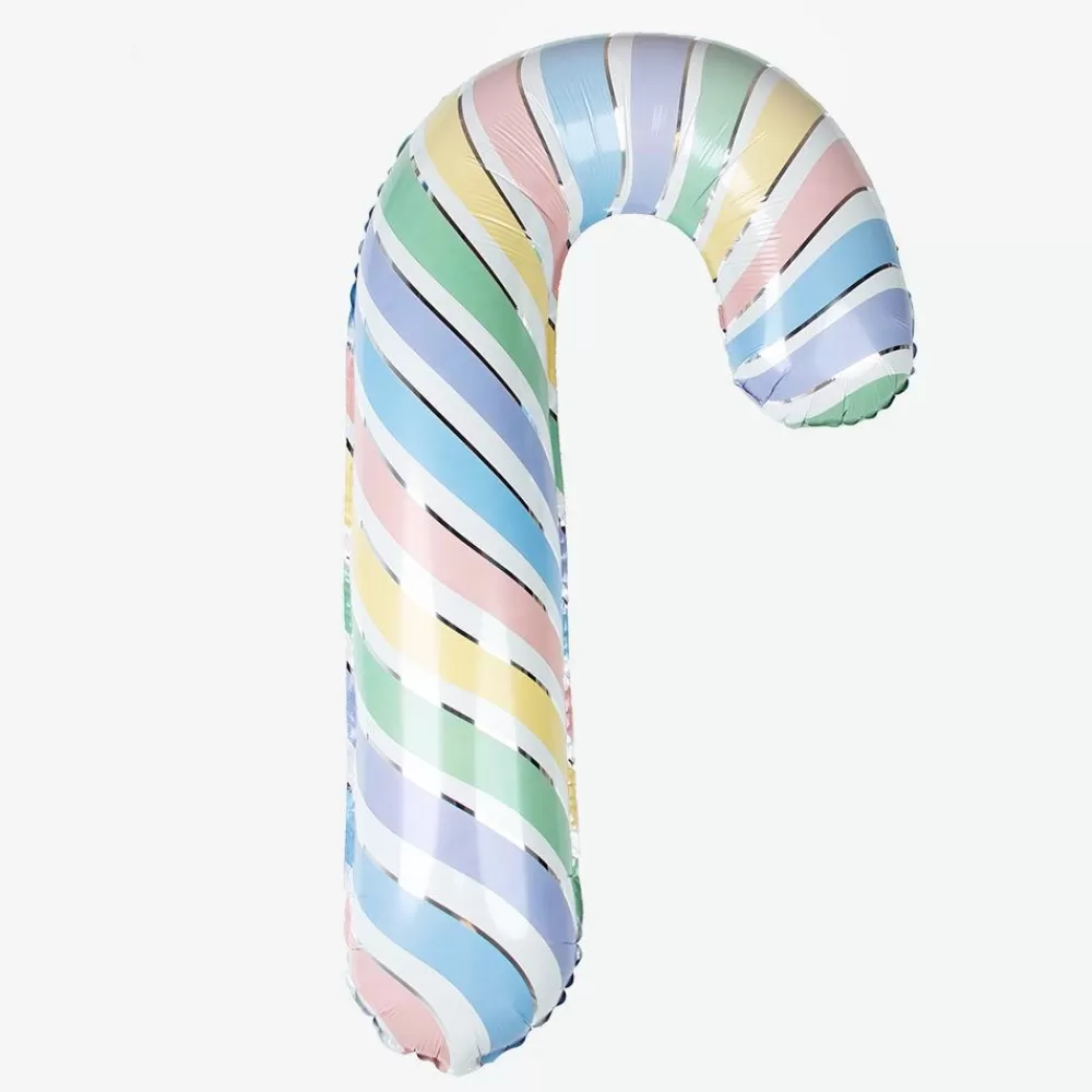 Outlet Pastel Candy Cane Balloon Shaped Helium Balloons