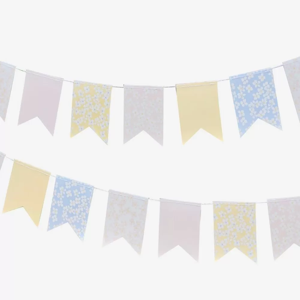 Sale Pastel Flower Pennant Garland Garlands