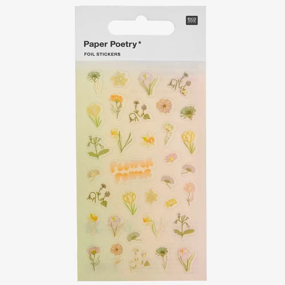 Fashion Pastel Flower Stickers Stickers And Stickers