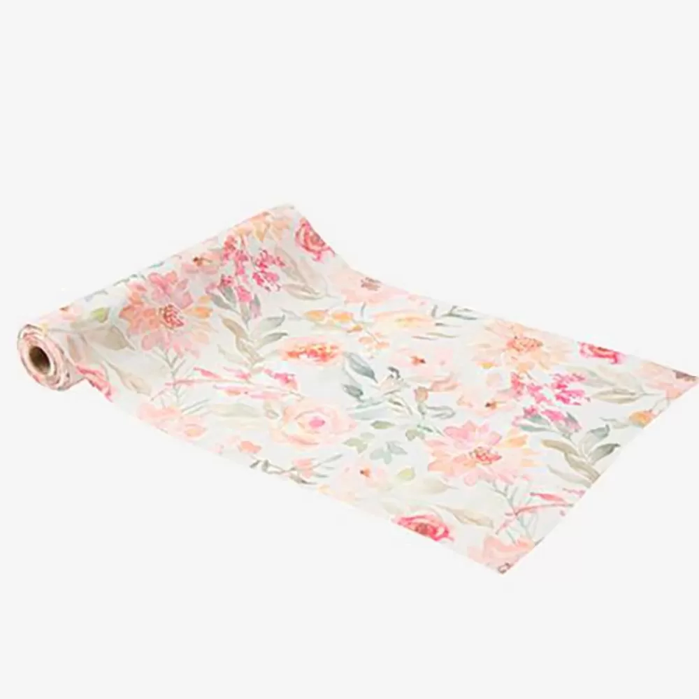 Flash Sale Pastel Flower Table Runner Tablecloths & Table Runners