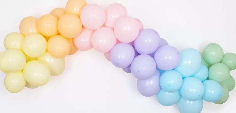 Best Sale Pastel Rainbow Balloon Arch Kit Balloon Arch