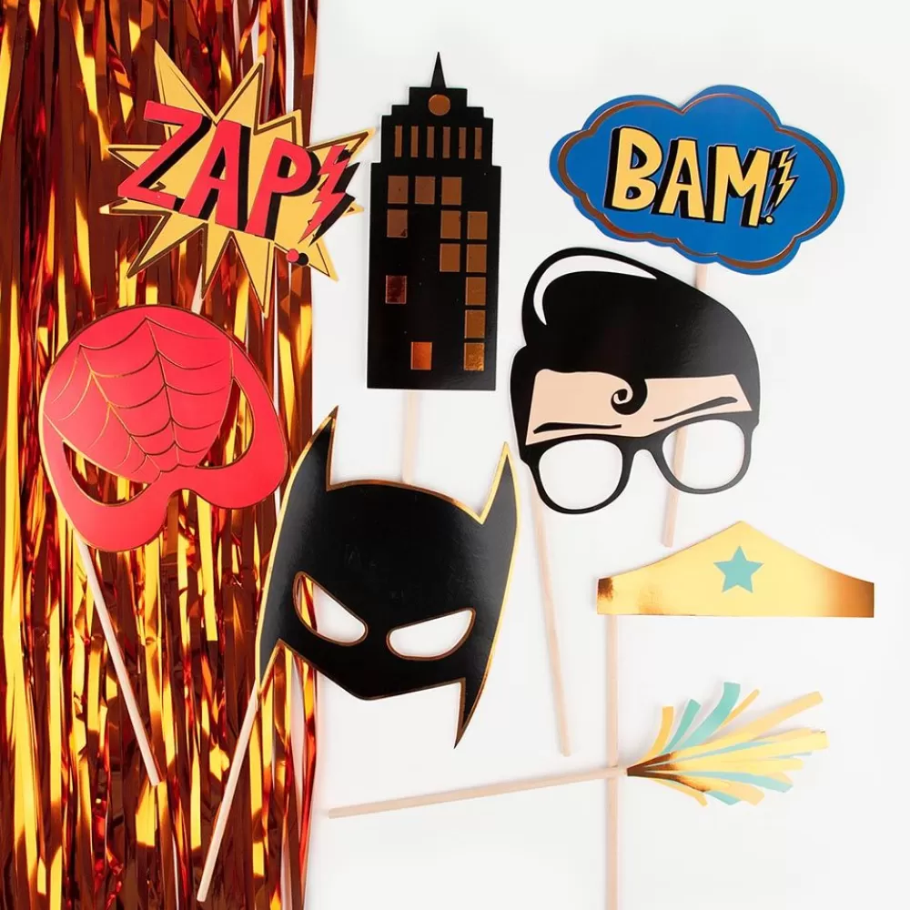 Cheap Photobooth Kit - Superheroes Photobooth