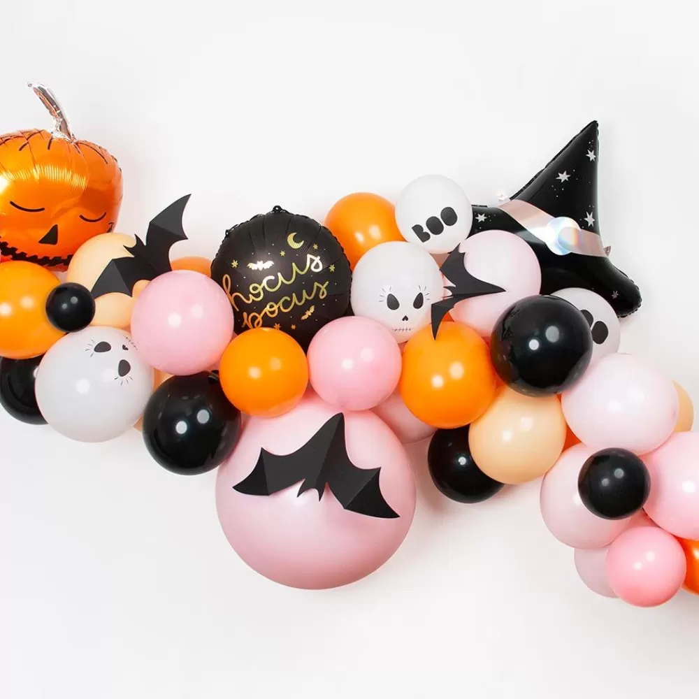 Store Pink & Orange Halloween Balloon Arch Kit Balloon Arch