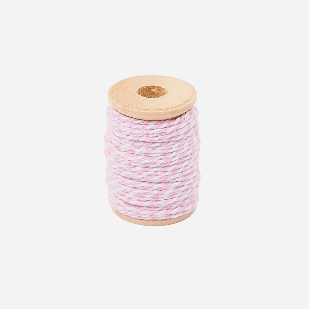 Cheap Pink Cotton Thread Gift Tags