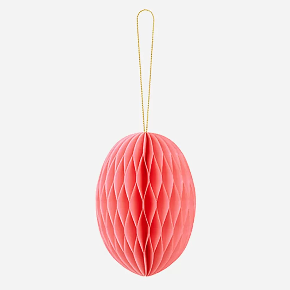 New Pink Honeycomb Egg Paper Lanterns & Suspensions