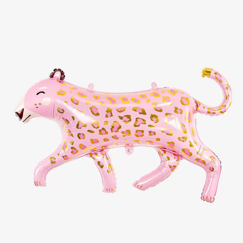 New Pink Leopard Balloon Shaped Helium Balloons