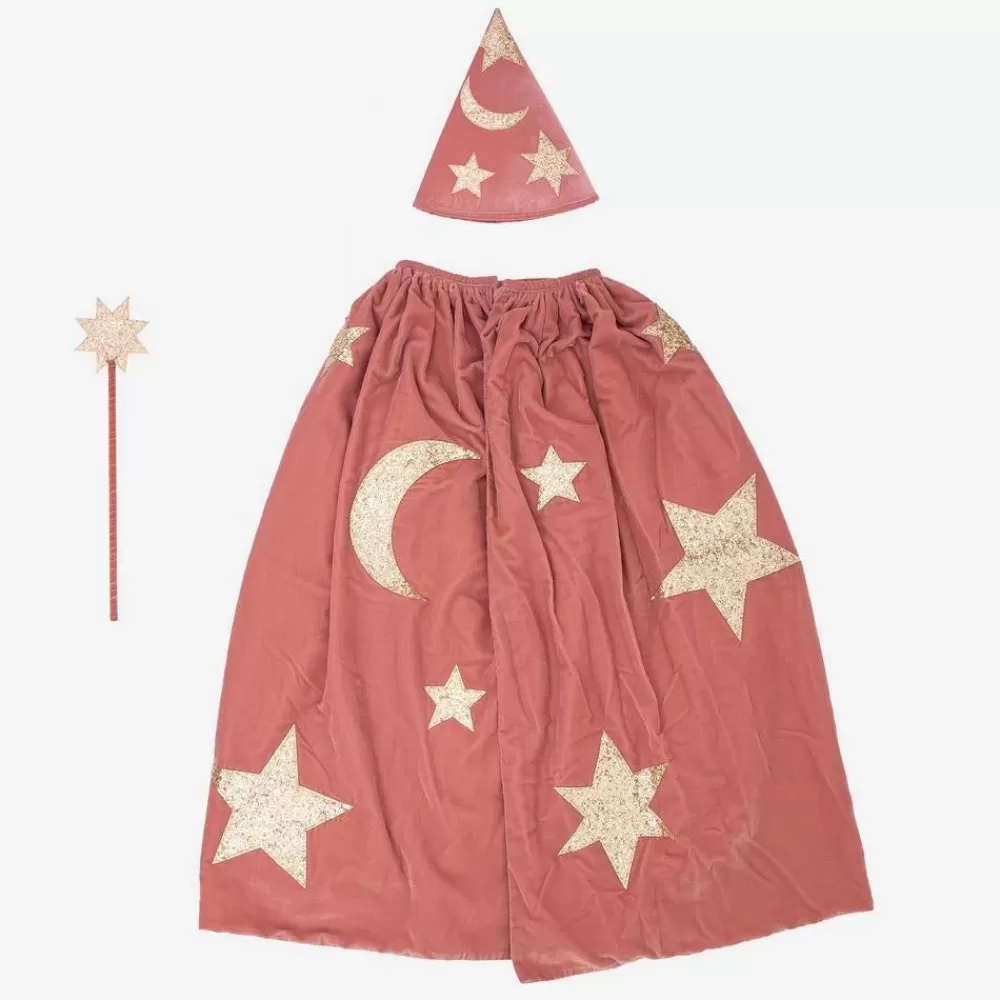 Online Pink Velvet Magician Cape And Hat Costumes