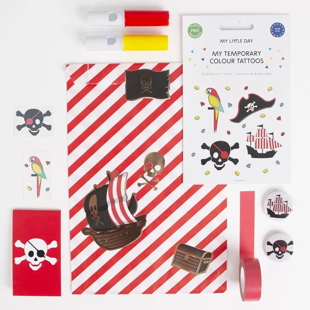 Cheap Pirate Birthday Pouch Kit Birthday Kits