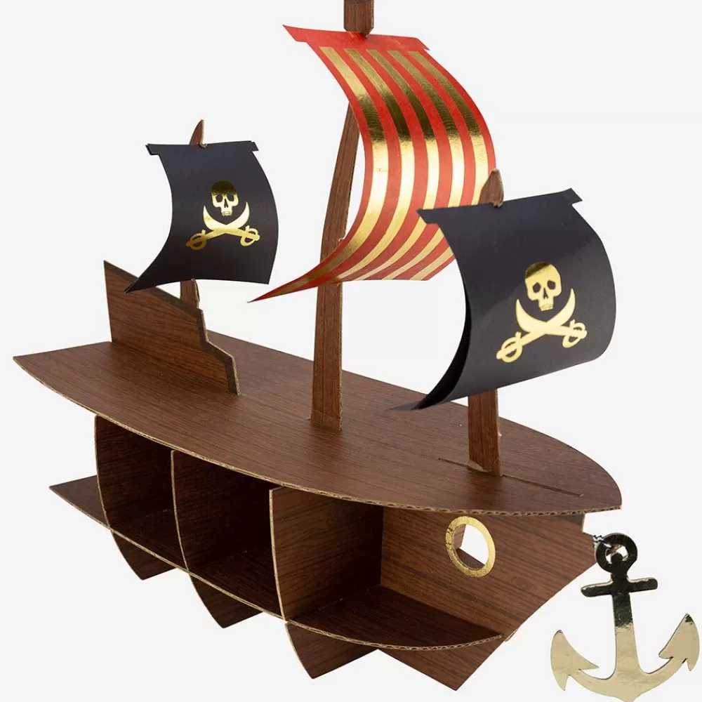 New Pirate Ship Display Dishes & Centerpieces