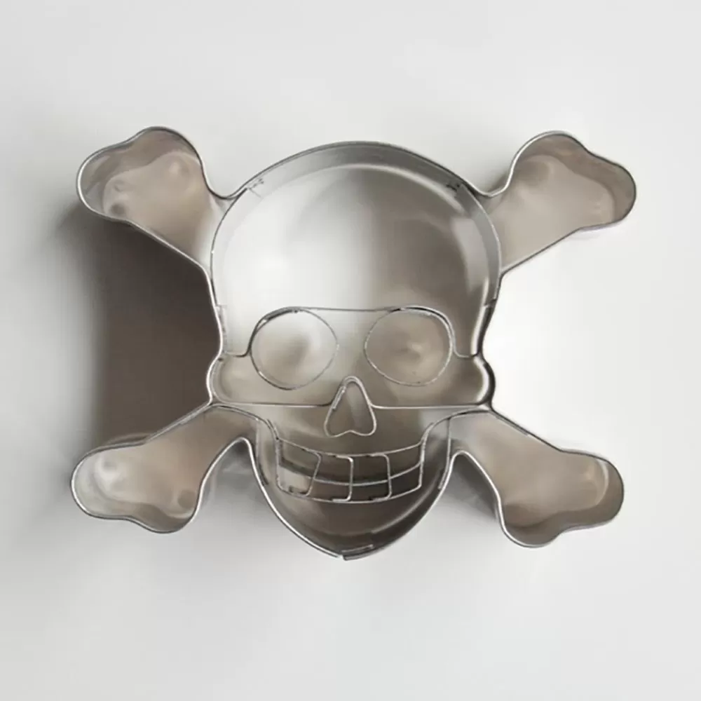 Hot Pirate Skull Cookie Cutter Piece Holders And Cutters