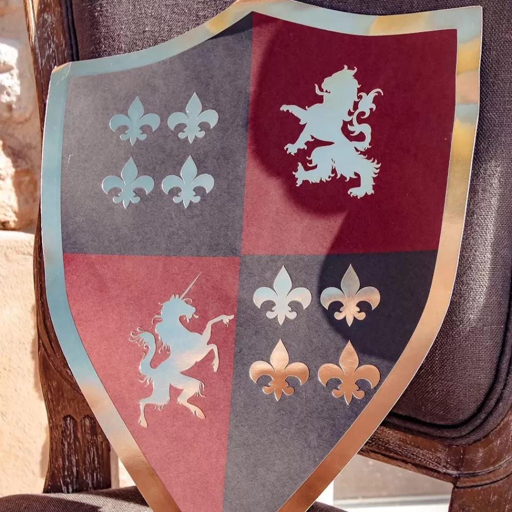 Clearance Placemats: 4 Knight Shield Sets Tablecloths & Table Runners