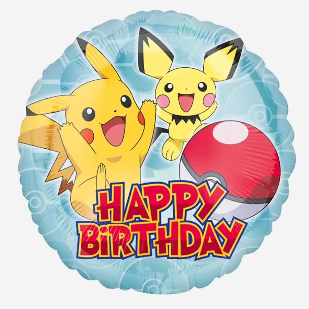 Store Pokemon Happy Birthday Balloon Shaped Helium Balloons